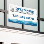 フィッシングガイドサービス 横断幕 (ビルの外側)