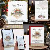 フィッシングクリスマス招待状 招待状