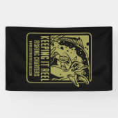 フィッシングチャーターおよびクラブアクセサリー 横断幕 (横)