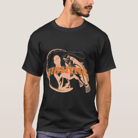フィッシングデザイン Tシャツ (正面)