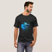 フィッシングノット認識のためのキャスティング Tシャツ (正面フル)