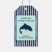 フィッシングバチェラーパーティー 感謝 ギフトタグ (正面)
