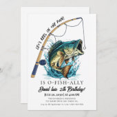 フィッシングバースデー 招待状 (正面/裏面)