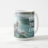 フィッシングベストダッドコーヒーマグ コーヒーマグカップ (正面右)