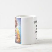 フィッシングママ コーヒーマグカップ (中央)
