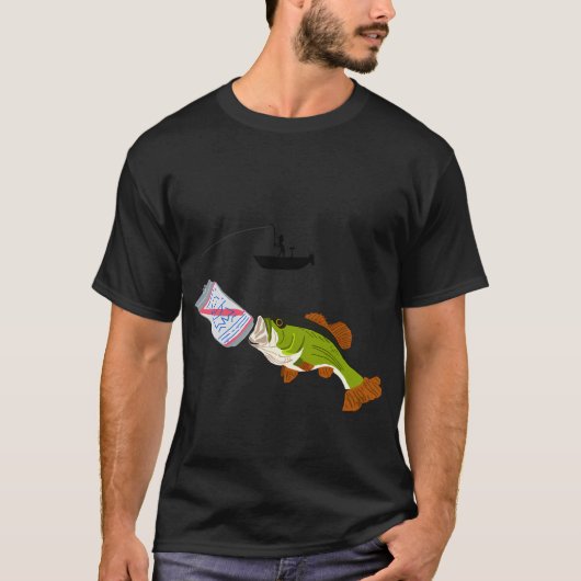 フィッシングライフサイン Tシャツ (正面)