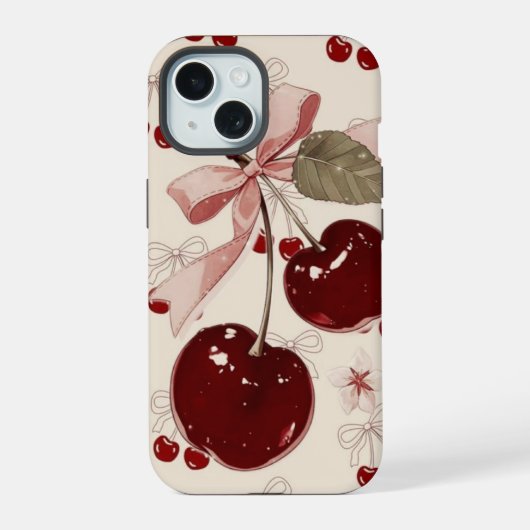 フィッシングラバーiPhoneケース | 山と川の魚 iPhone 15ケース (裏面)
