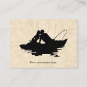 フィッシング愛好者向けホテル宿泊施設 封入カード エンクロージャーカード (裏面)