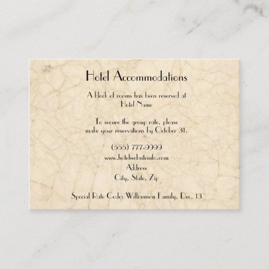 フィッシング愛好者向けホテル宿泊施設 封入カード エンクロージャーカード (正面)