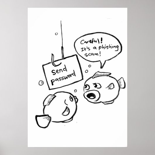 フィッシング詐欺 ポスター (正面)