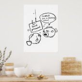 フィッシング詐欺 ポスター (キッチン)