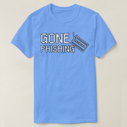 フィッシング詐欺 Tシャツ (デザイン正面)