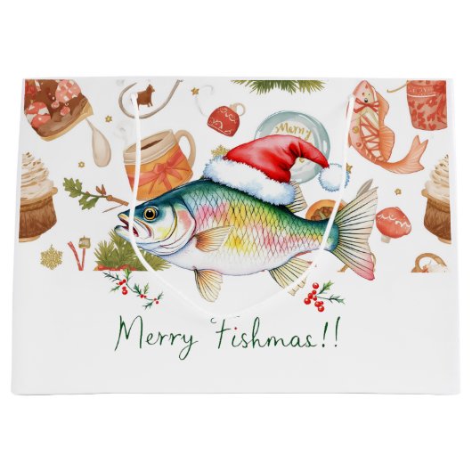 フィッシング クリスマス ギフトバッグ (正面)