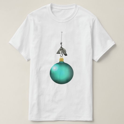 フィッシング クリスマス Tシャツ (デザイン正面)