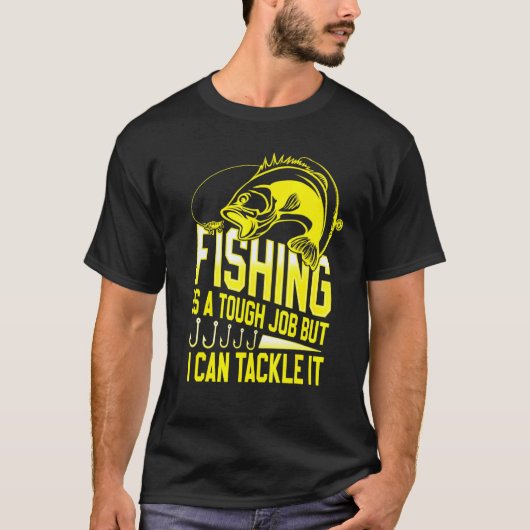 フィッシング ノベルティ 釣り好き男性向け Tシャツ (正面)