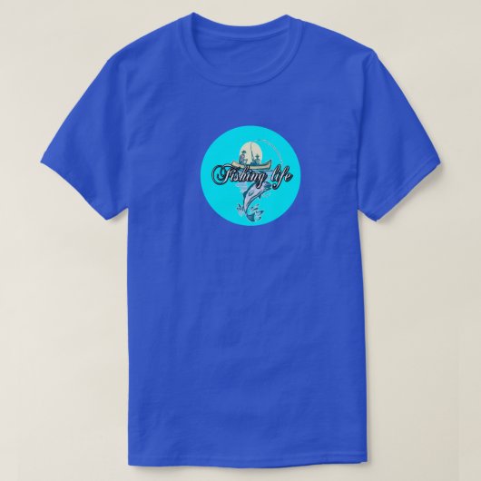フィッシング ライフ Tシャツ (デザイン正面)
