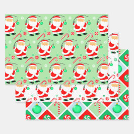 フィッシング 釣り人 クリスマス ギフト ラッピングペーパー ラッピングペーパーシート