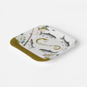 フィッシング   釣り好きのためのウェディング  ペーパー ペーパープレート (傾斜あり)