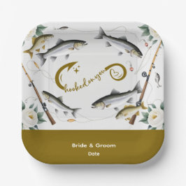 フィッシング   釣り好きのためのウェディング  ペーパー ペーパープレート