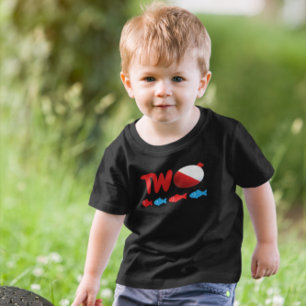 フィッシング 2歳の誕生日 トドラーTシャツ