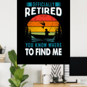 フィッシ退職したェの贈り物 ポスター (ホームオフィス)