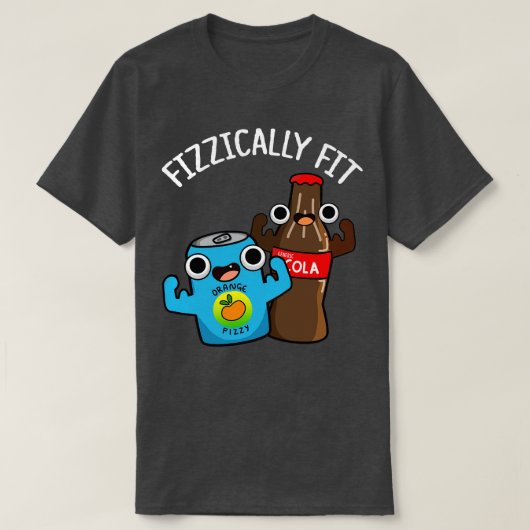フィッツィーおもしろいフィットFizzy Cola Pun Tシャツ (デザイン正面)