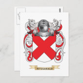 フィッツジェラルドコートオブアームズ ポストカード (正面/裏面)