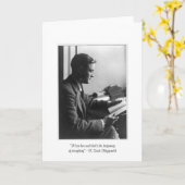 フィッツジェラルド「それが始まりだ」グリーティングカード カード (黄色い花)