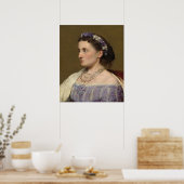 フィッツジェームズ公爵夫人 - ヘンリー・ファンタン=ラトゥール 美術 ポスター (キッチン)