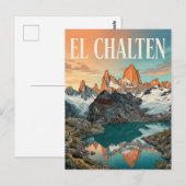 フィッツロイ山 ポストカード (正面/裏面)