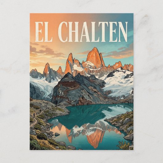 フィッツロイ山 ポストカード (正面)