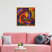 フィッティングに疲れた – ちょうど私でなければならない キャンバスプリント (インサイチュ (リビング))