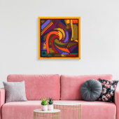 フィッティングに疲れた – ちょうど私でなければならない キャンバスプリント (インサイチュ (リビング))