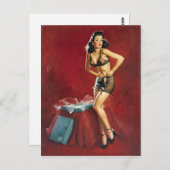 フィッティングピンアップ ポストカード (正面/裏面)