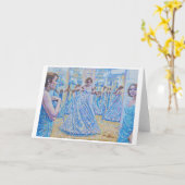 フィッティングルームカ空白のード カード (黄色い花)