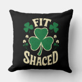 フィットおもしろいシャケドサンパトリックの日アイルランド クッション (正面)