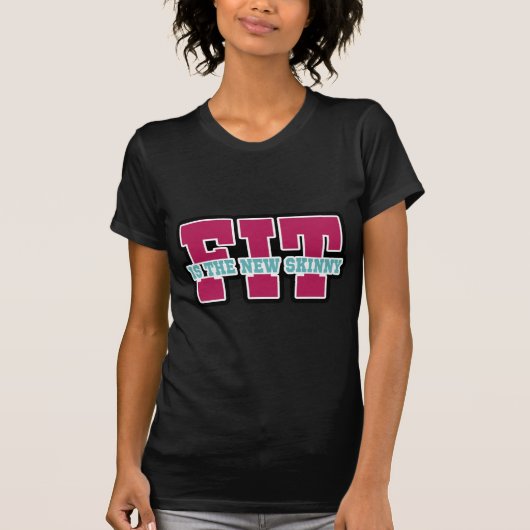 フィットは新しいスキニー Tシャツ (正面)