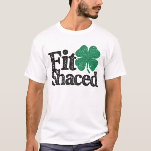 フィットシャケードアイリッシュおもしろいドリンクSt patricks day Tシャツ