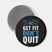 フィットスピンジムやめのモチベーションを取得 – Blue マグネット (正面/裏面)