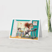 フィットネスおばあちゃんまたはママ カード (正面)