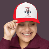 フィットネスおもしろいクリスマスリフトマスバルベルサンタ キャップ