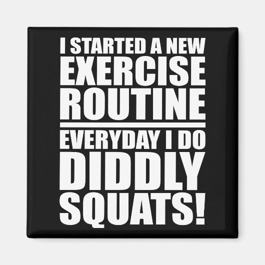 フィットネスおもしろいジム マグネット (正面)