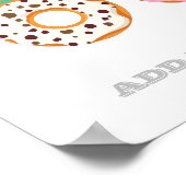 フィットネスおもしろいチェックアウト私の6パックのドーナツ脂肪 ポスター (角)