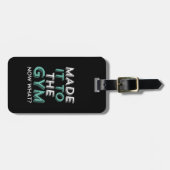 フィットネスおもしろいトレーニングが今体操に作った何 ラゲッジタグ (正面横)