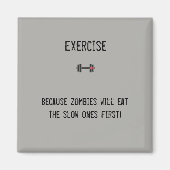 フィットネスおもしろい好きのマグネット！ マグネット (正面)