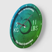 フィットネスおよびボディビルの体育館の時計2 ラージ壁時計 (傾斜)