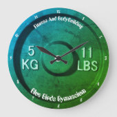 フィットネスおよびボディビルの体育館の時計2 ラージ壁時計 (正面)