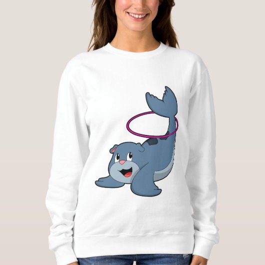 フィットネスでシールフィットネスタイヤ.PNG スウェットシャツ (正面)