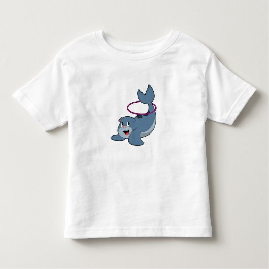 フィットネスでシールフィットネスタイヤ.PNG トドラーTシャツ (正面)