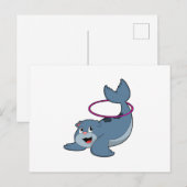 フィットネスでフィットネスタイヤのシールを密封.PNG ポストカード (正面/裏面)